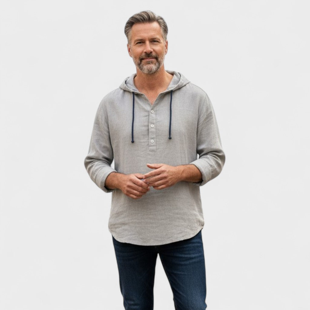 Aitor | Camisa casual azul marino