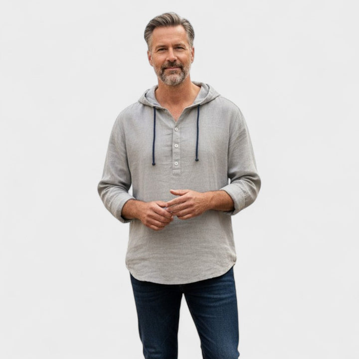 Aitor | Camisa casual azul marino