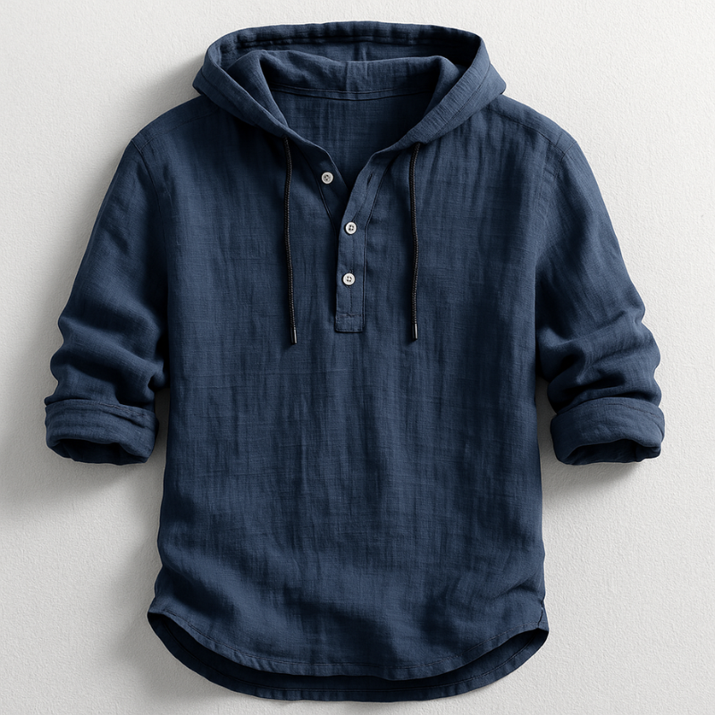Aitor | Camisa casual azul marino