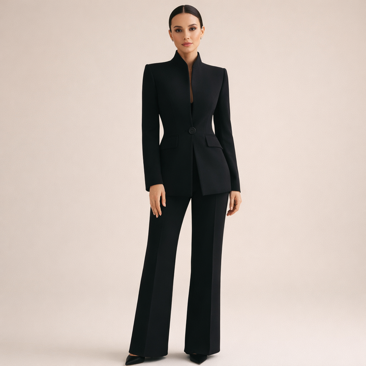 Alba | Traje de chaqueta y pantalón recto
