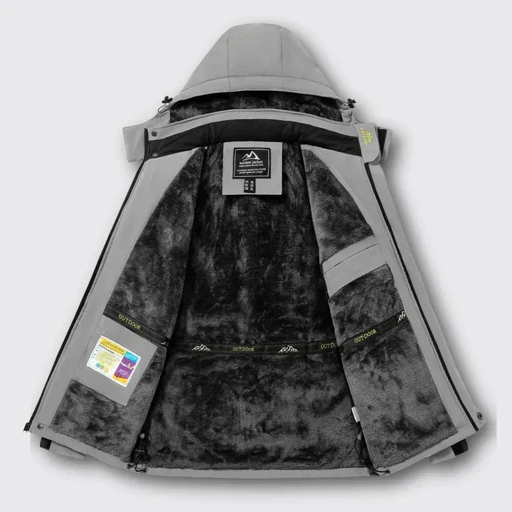 Alberto | Chaqueta impermeable y cortavientos con capucha