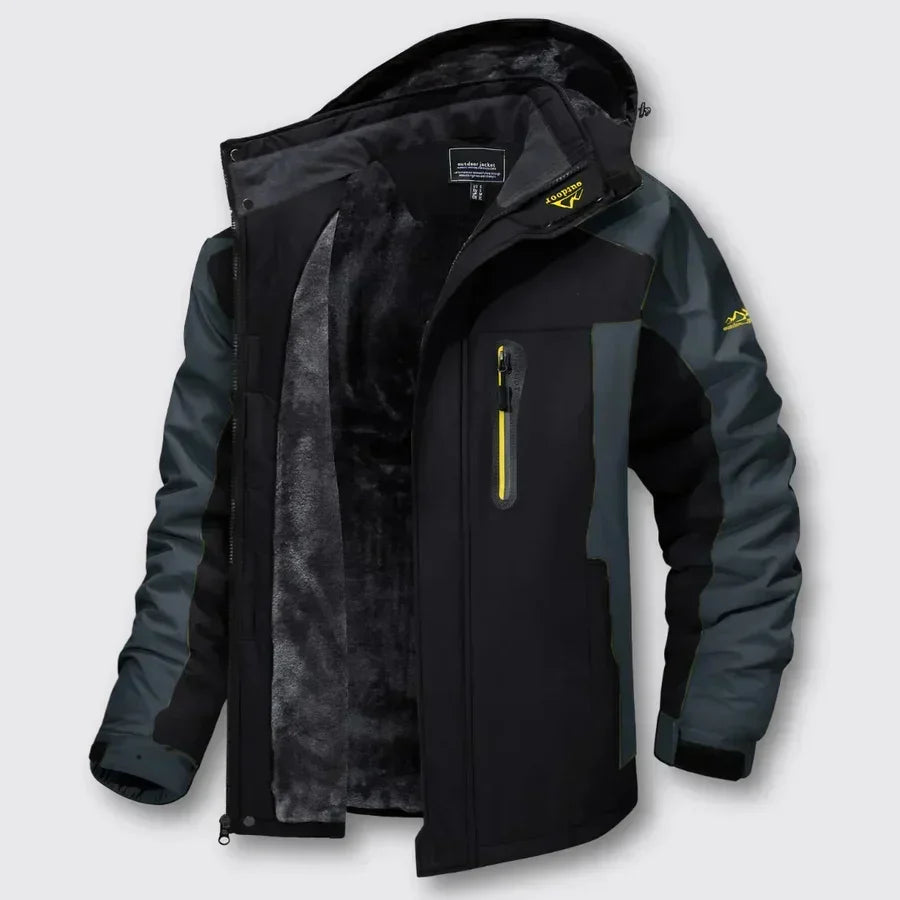 Alberto | Chaqueta impermeable y cortavientos con capucha