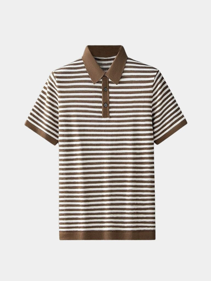 Aldo | Polo de rayas en blanco y negro