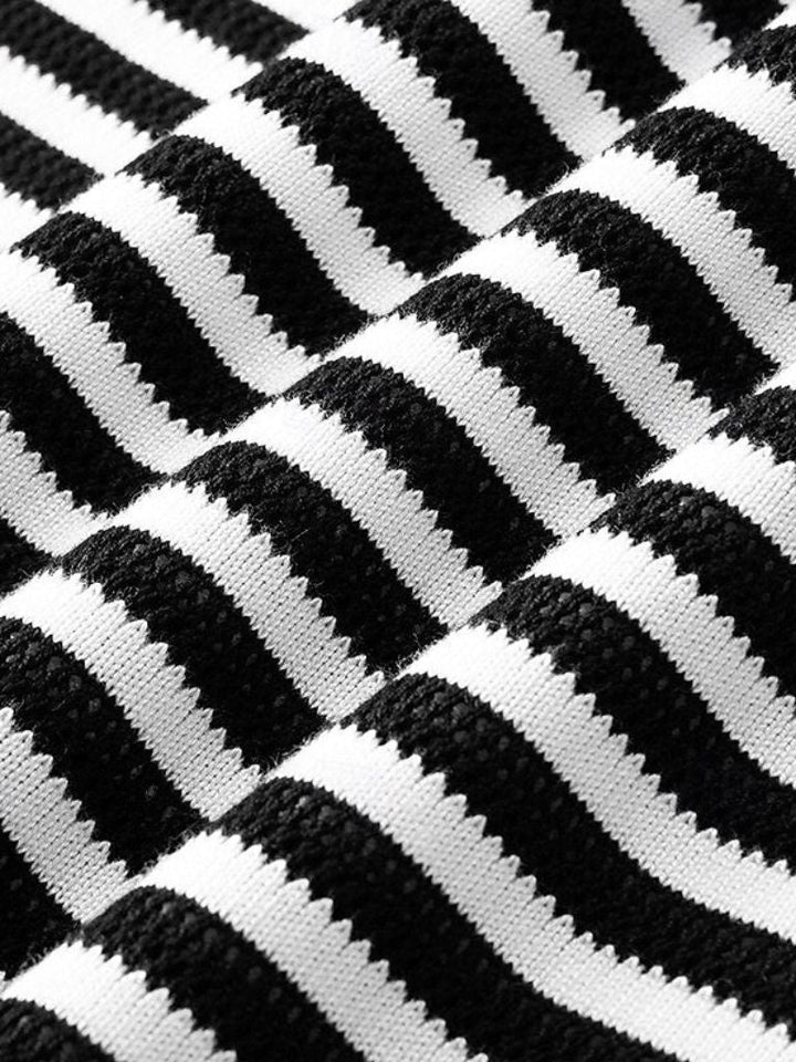 Aldo | Polo de rayas en blanco y negro
