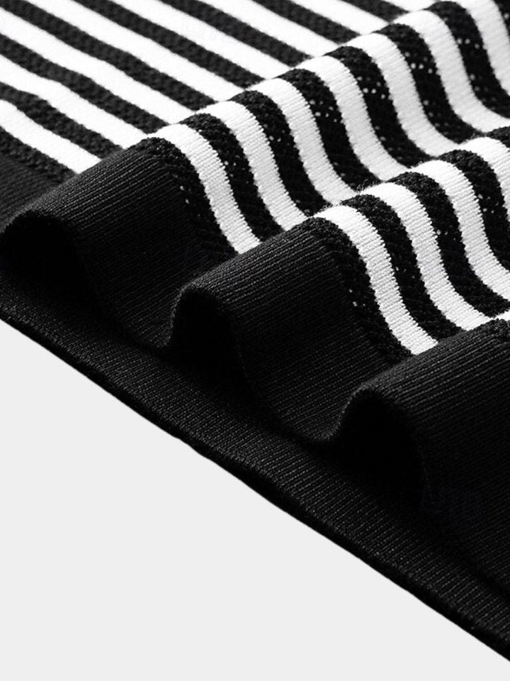 Aldo | Polo de rayas en blanco y negro