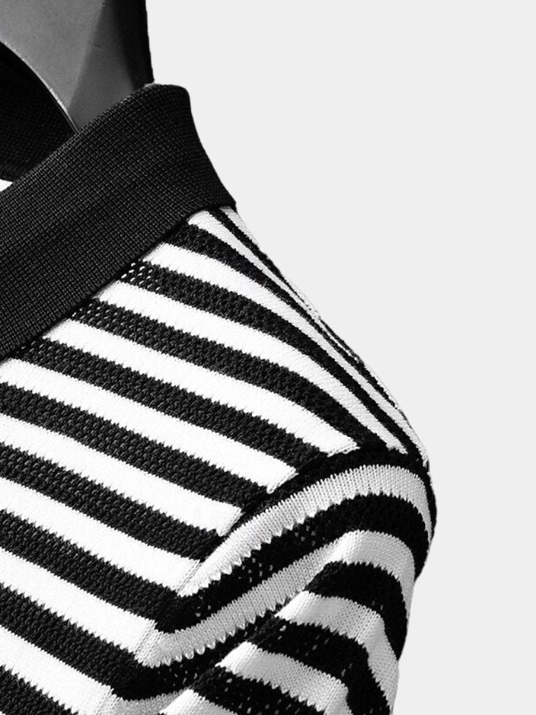Aldo | Polo de rayas en blanco y negro