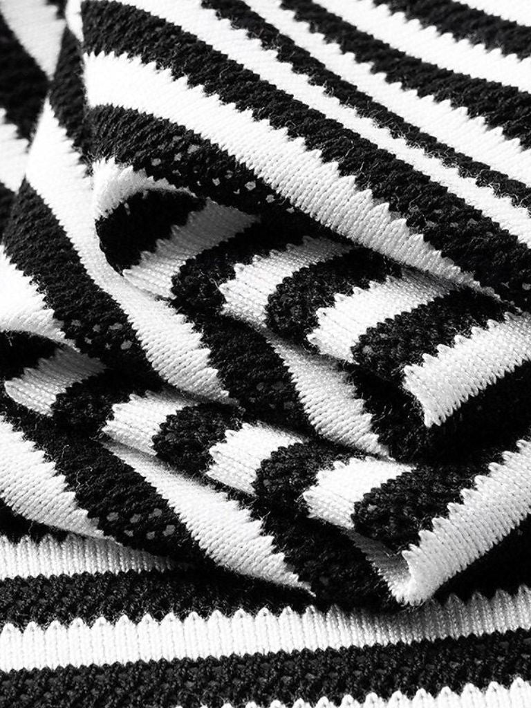 Aldo | Polo de rayas en blanco y negro