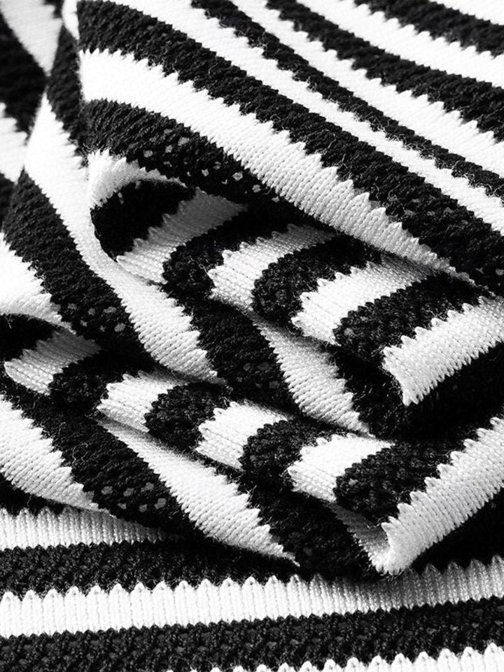 Aldo | Polo de rayas en blanco y negro