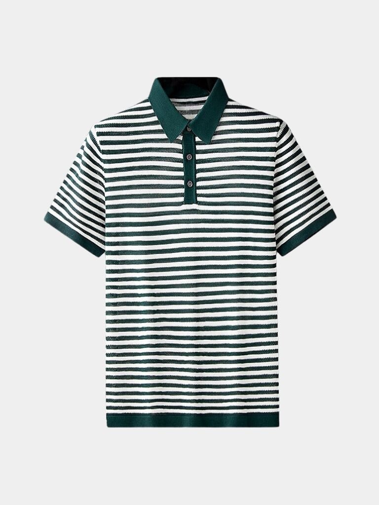 Aldo | Polo de rayas en blanco y negro