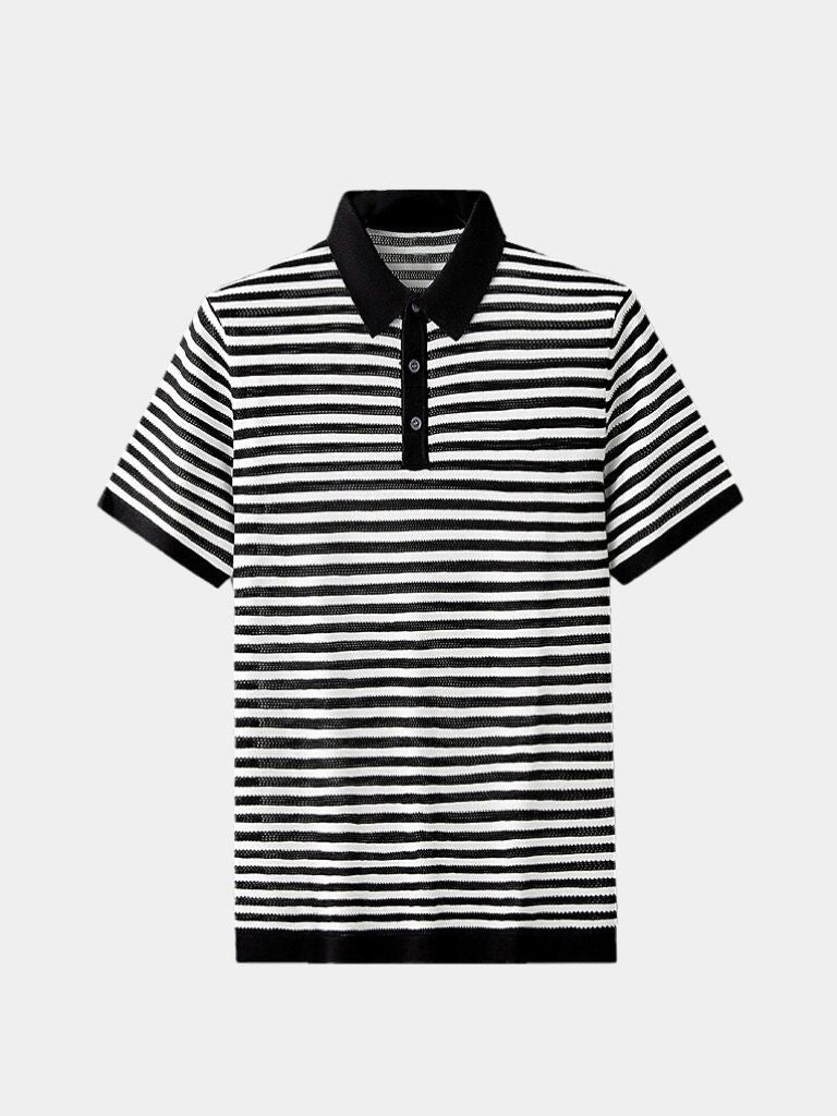 Aldo | Polo de rayas en blanco y negro