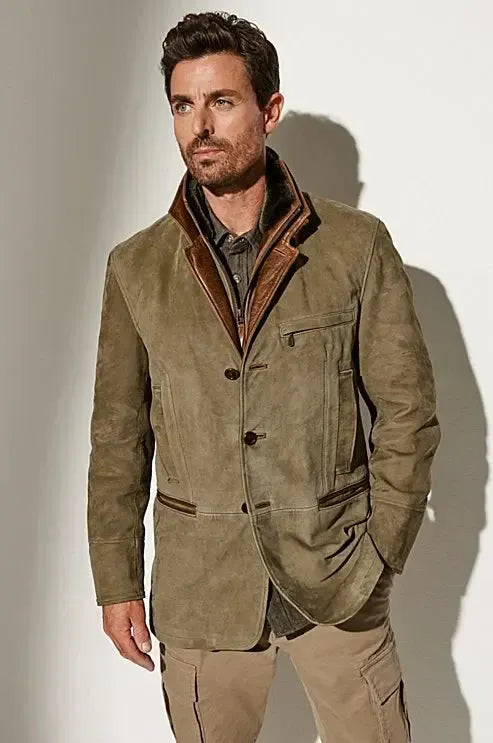Alfonso | Abrigo vintage de vestir con cuello