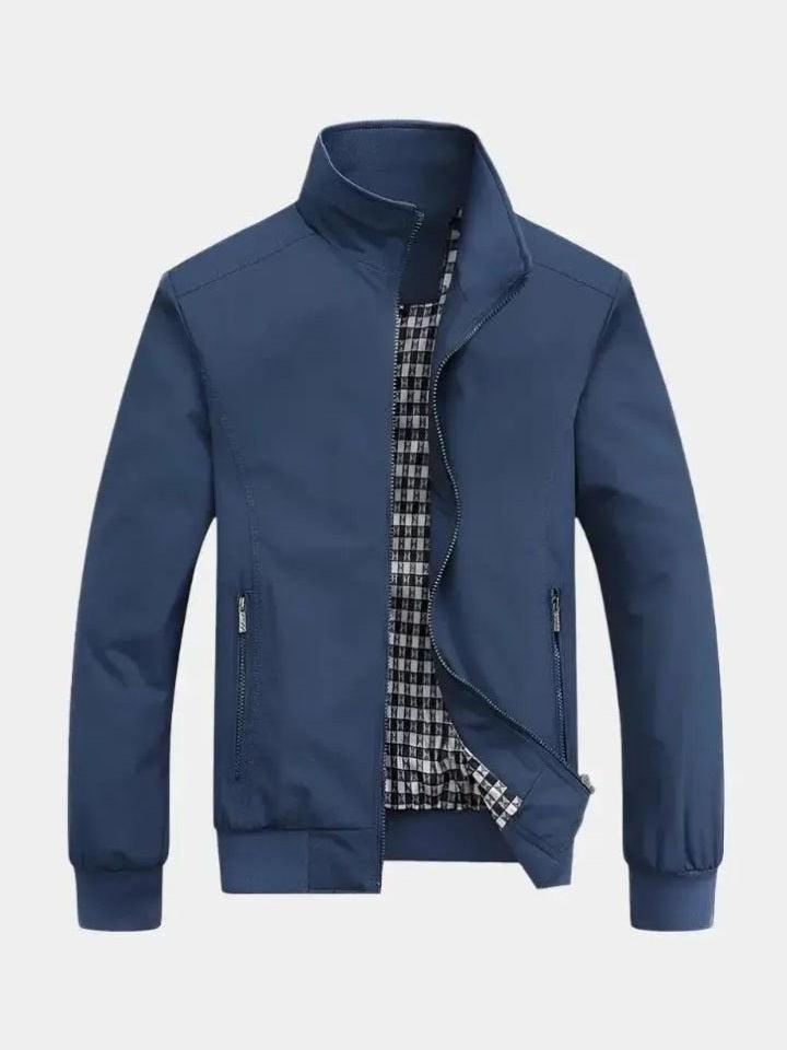 Alonso | Cazadora bomber azul de entretiempo