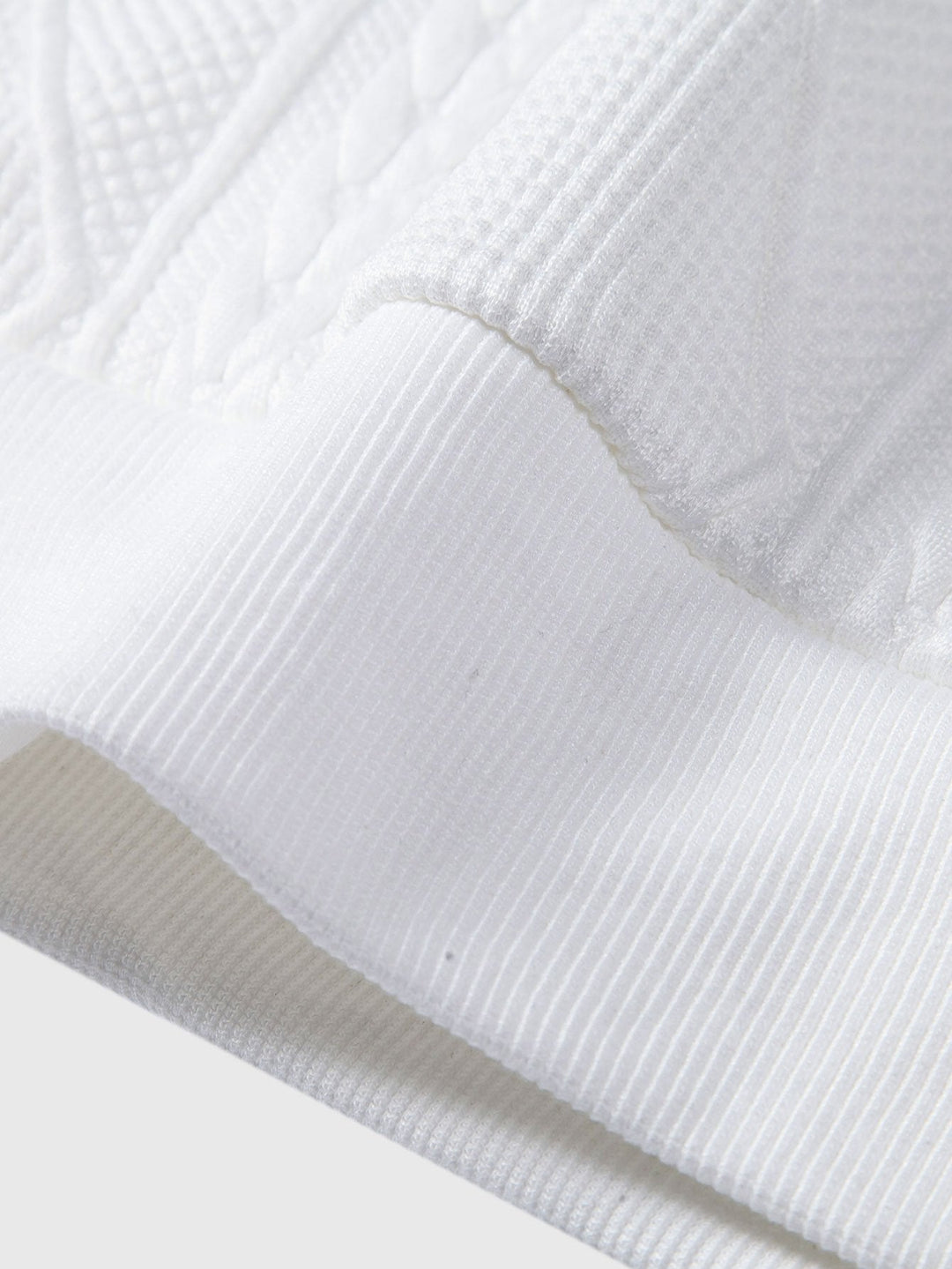 Alonso | Sudadera con capucha con jacquard geométrico y corte relajado