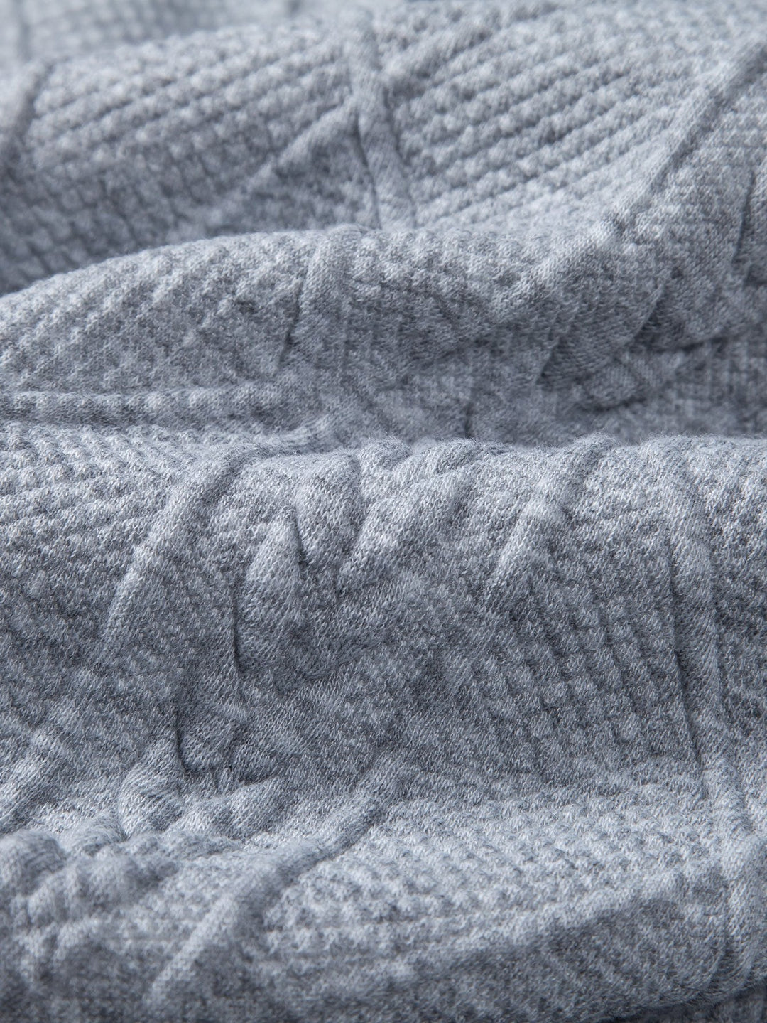 Alonso | Sudadera con capucha con jacquard geométrico y corte relajado