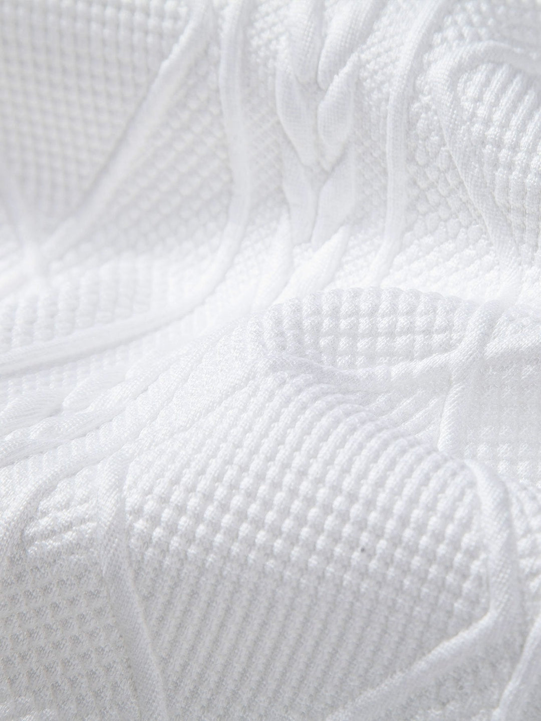 Alonso | Sudadera con capucha con jacquard geométrico y corte relajado