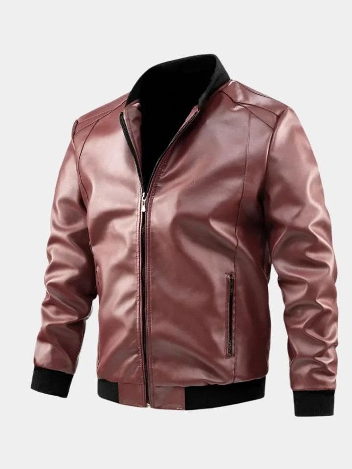 Álvaro | Chaqueta de entretiempo en tono burdeos