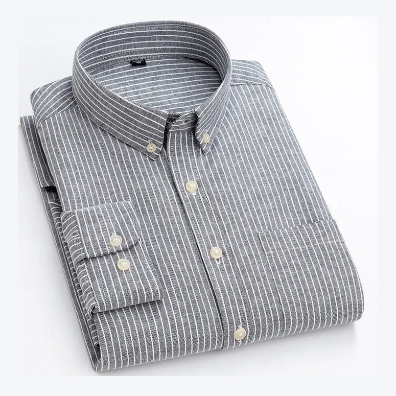 Amadeo | Camisa azul claro de raya diplomática
