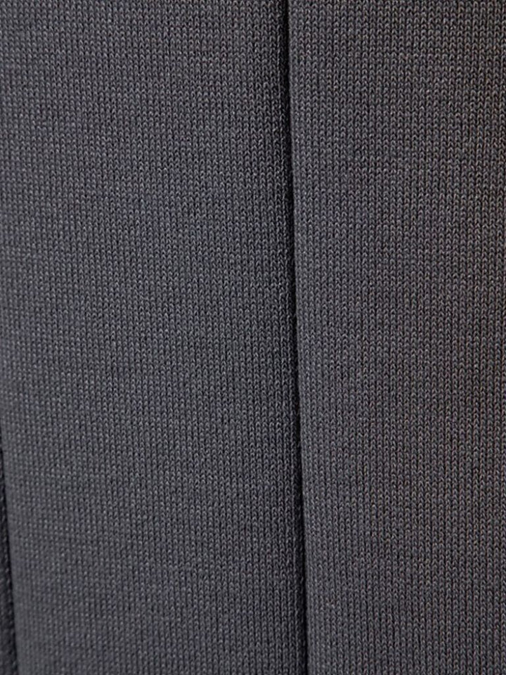 Amancio | Polo de punto camel con cuello de cremallera