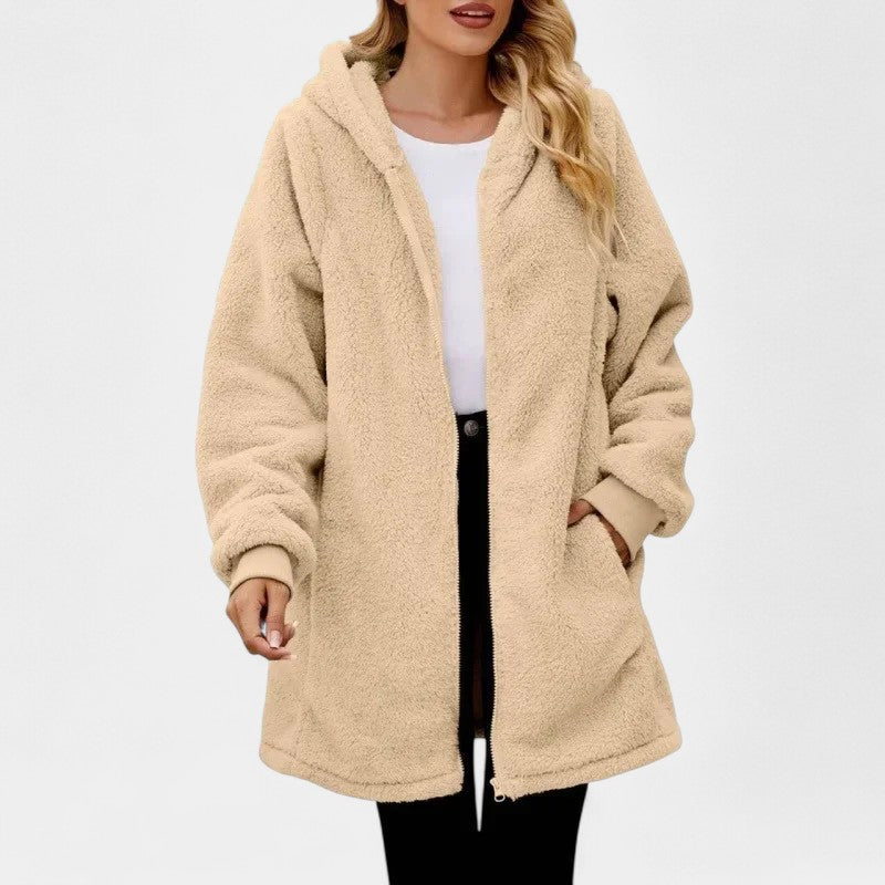 Anabel | Chaqueta de forro polar con capucha