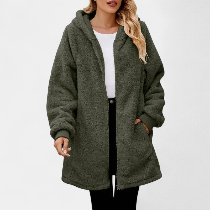 Anabel | Chaqueta de forro polar con capucha