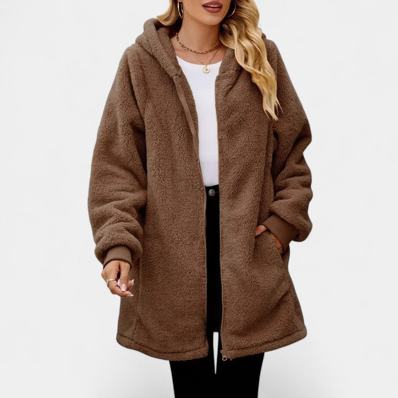 Anabel | Chaqueta de forro polar con capucha