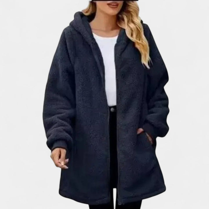 Anabel | Chaqueta de forro polar con capucha