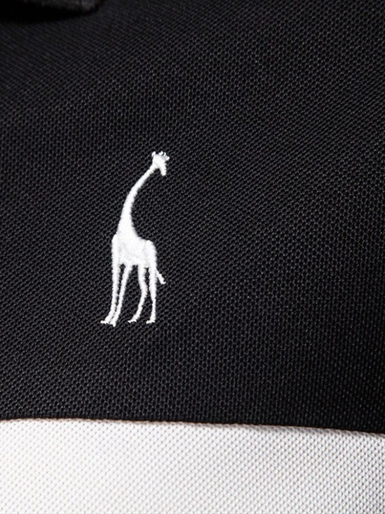 Anacleto | Polo blanco con rayas en contraste