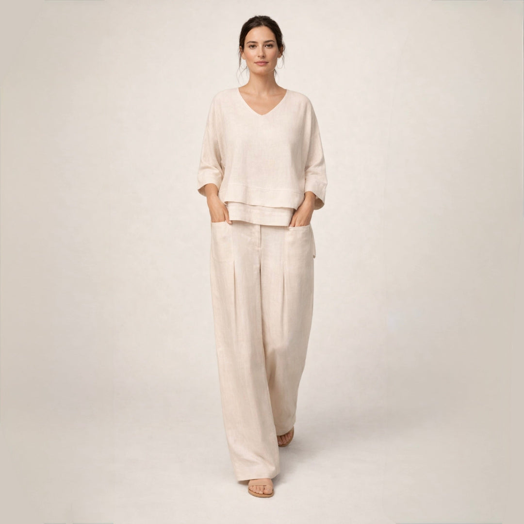 Andrea | Conjunto oversize con pantalón ancho