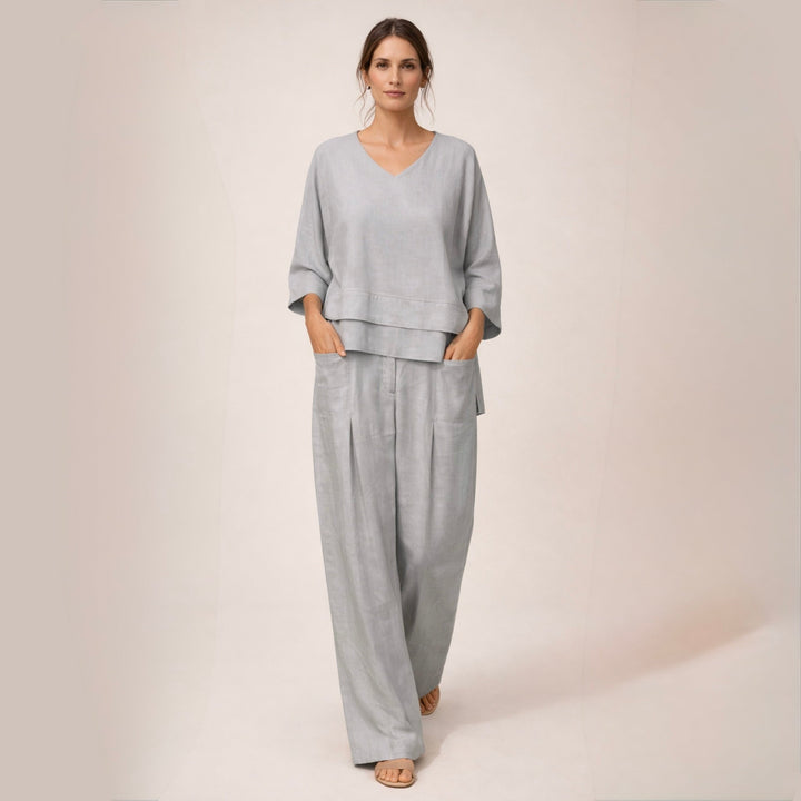 Andrea | Conjunto oversize con pantalón ancho