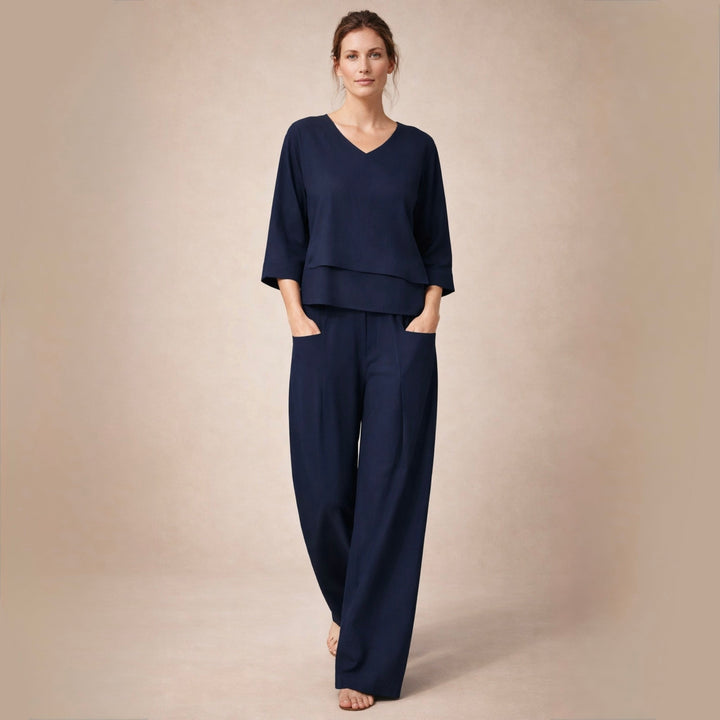 Andrea | Conjunto oversize con pantalón ancho