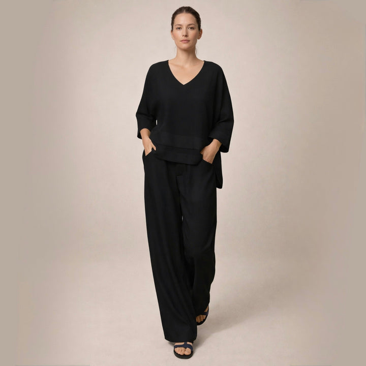 Andrea | Conjunto oversize con pantalón ancho