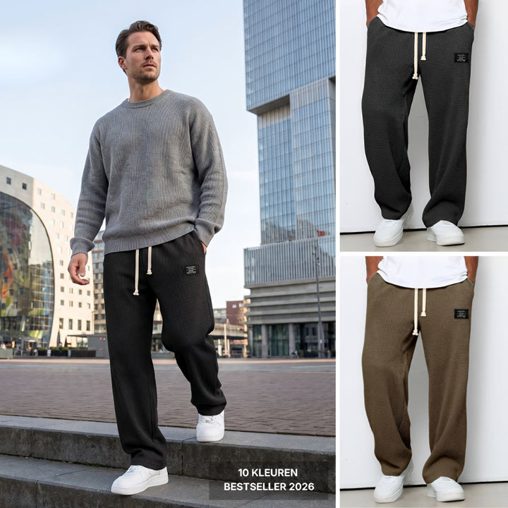 Andrés | Pantalón ancho con cintura elástica