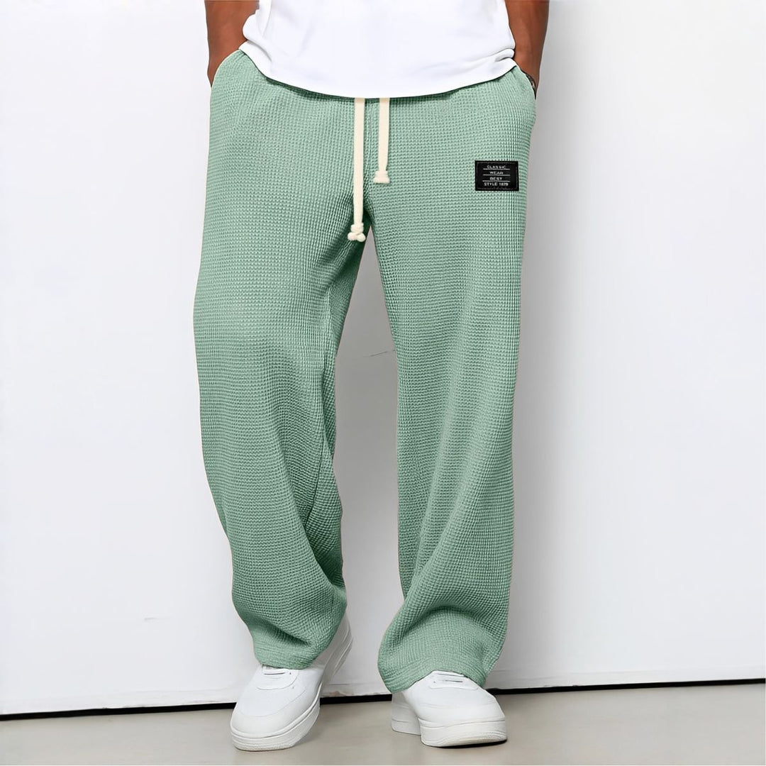 Andrés | Pantalón ancho con cintura elástica