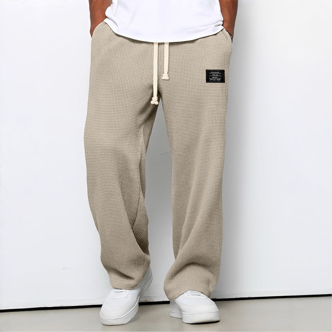 Andrés | Pantalón ancho con cintura elástica