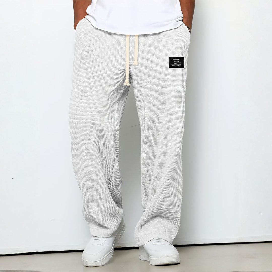 Andrés | Pantalón ancho con cintura elástica