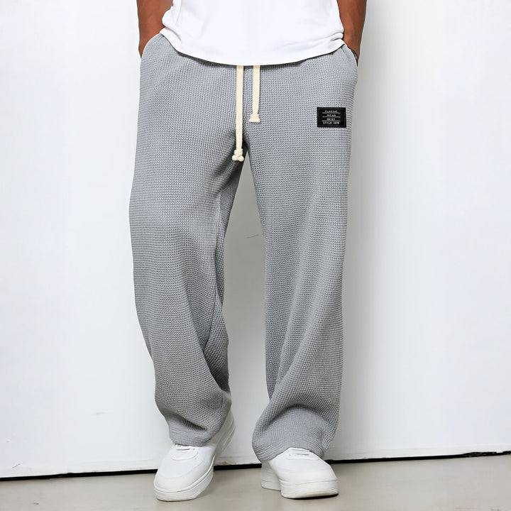 Andrés | Pantalón ancho con cintura elástica
