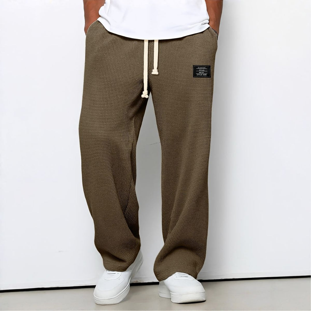 Andrés | Pantalón ancho con cintura elástica