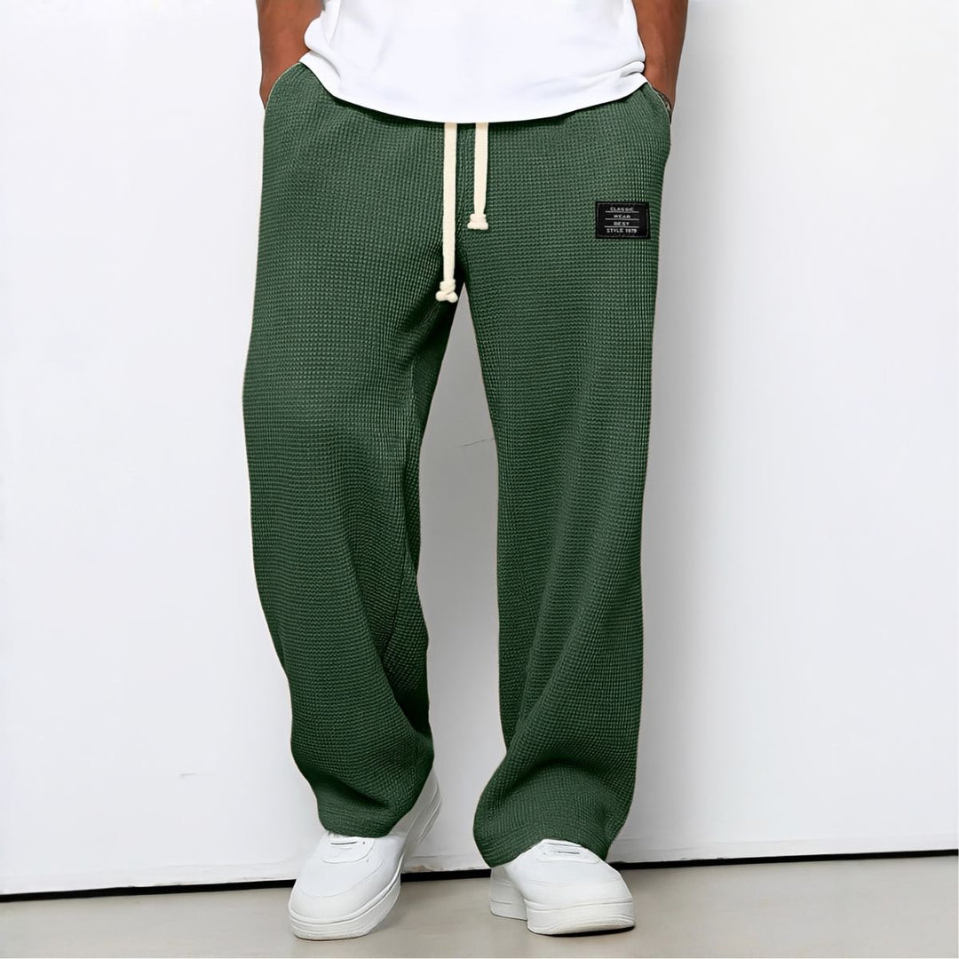 Andrés | Pantalón ancho con cintura elástica