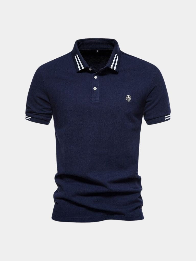 Ángel | Polo clásico azul claro