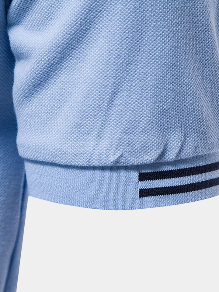 Ángel | Polo clásico azul claro