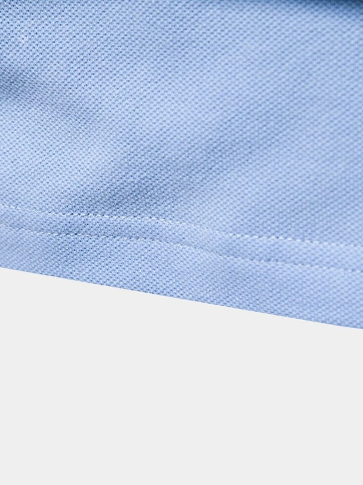 Ángel | Polo clásico azul claro