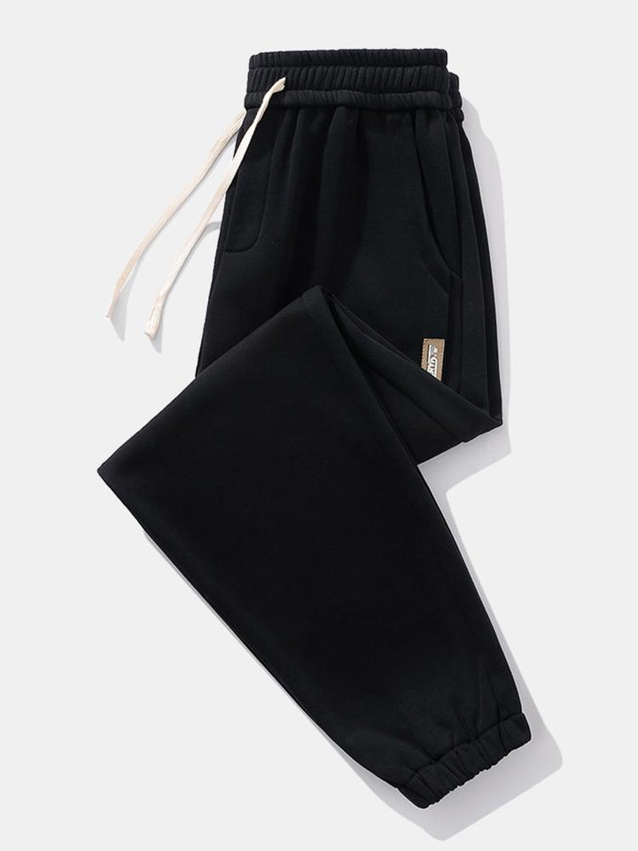 Antolín | Pantalón jogger de algodón con cordón