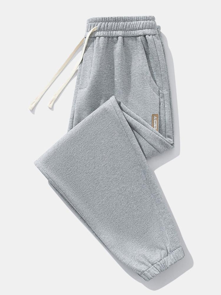 Antolín | Pantalón jogger de algodón con cordón