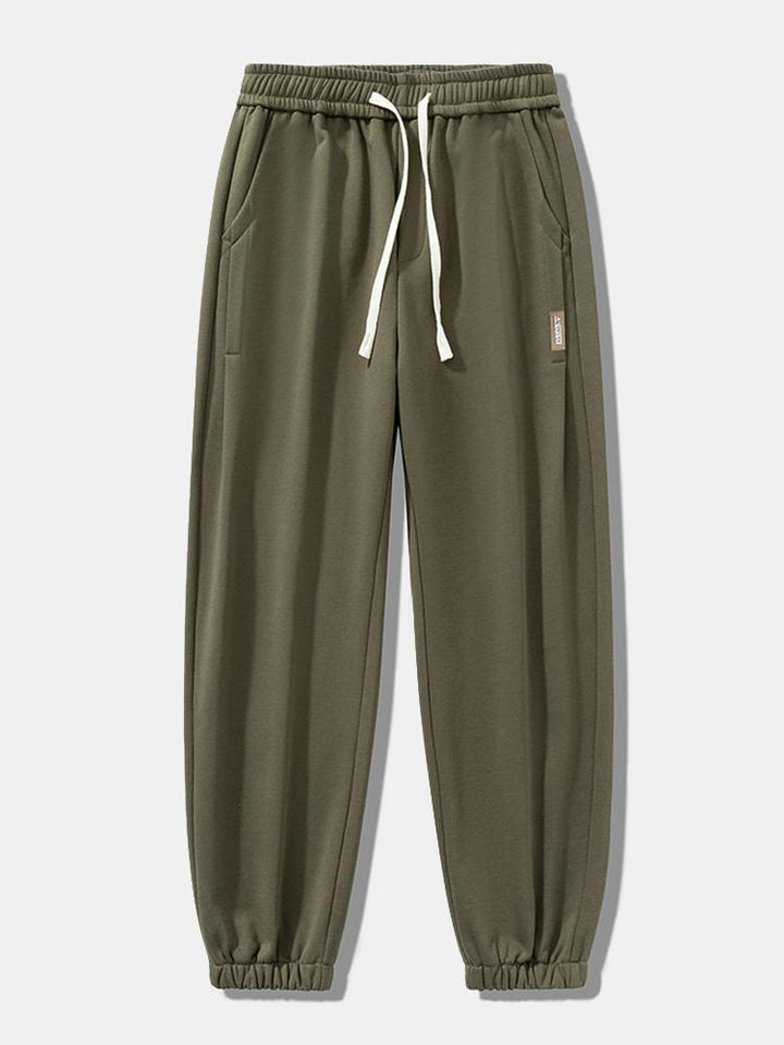 Antolín | Pantalón jogger de algodón con cordón