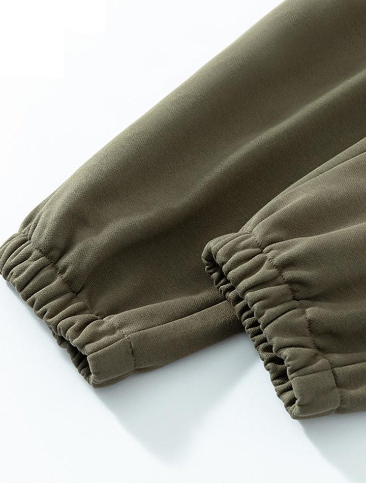 Antolín | Pantalón jogger de algodón con cordón