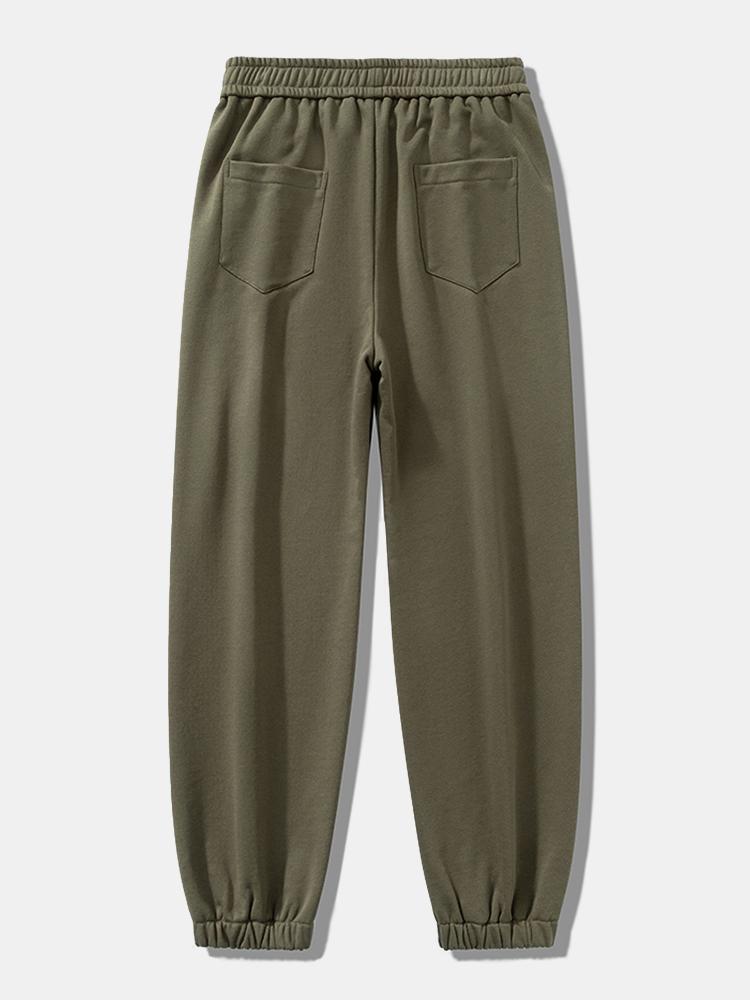 Antolín | Pantalón jogger de algodón con cordón