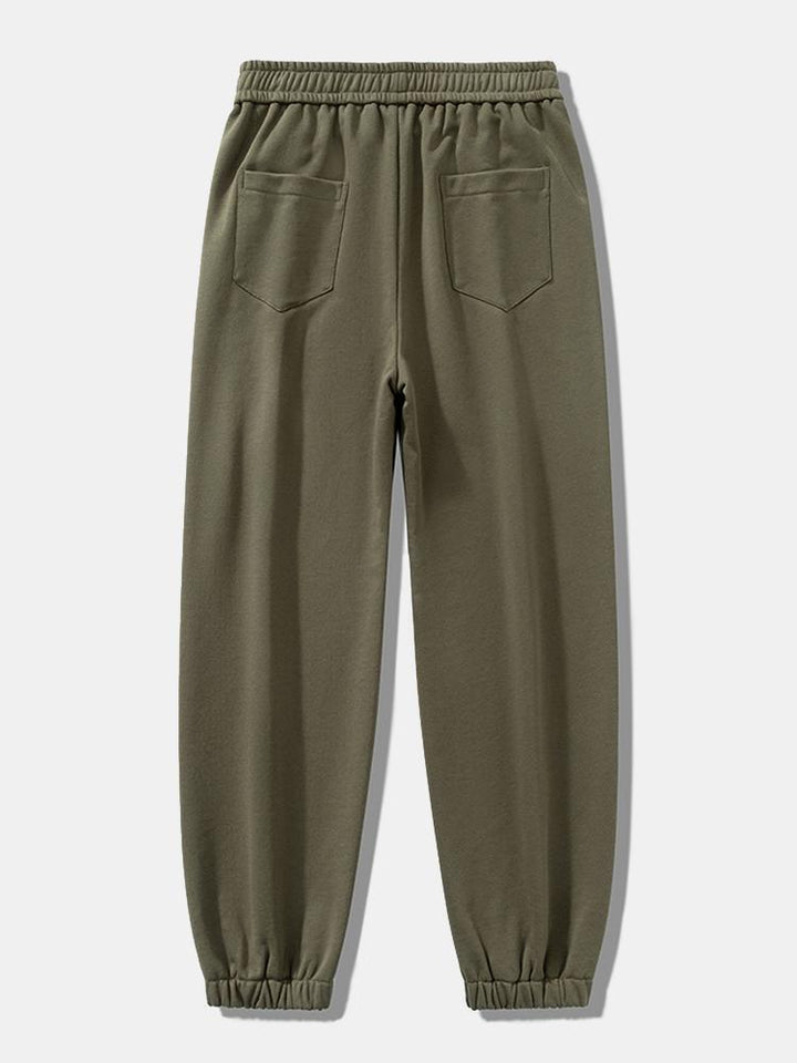 Antolín | Pantalón jogger de algodón con cordón