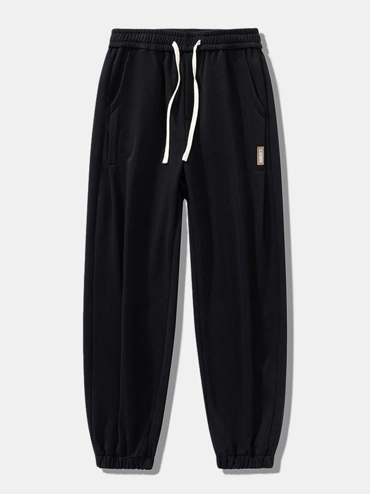Antolín | Pantalón jogger de algodón con cordón
