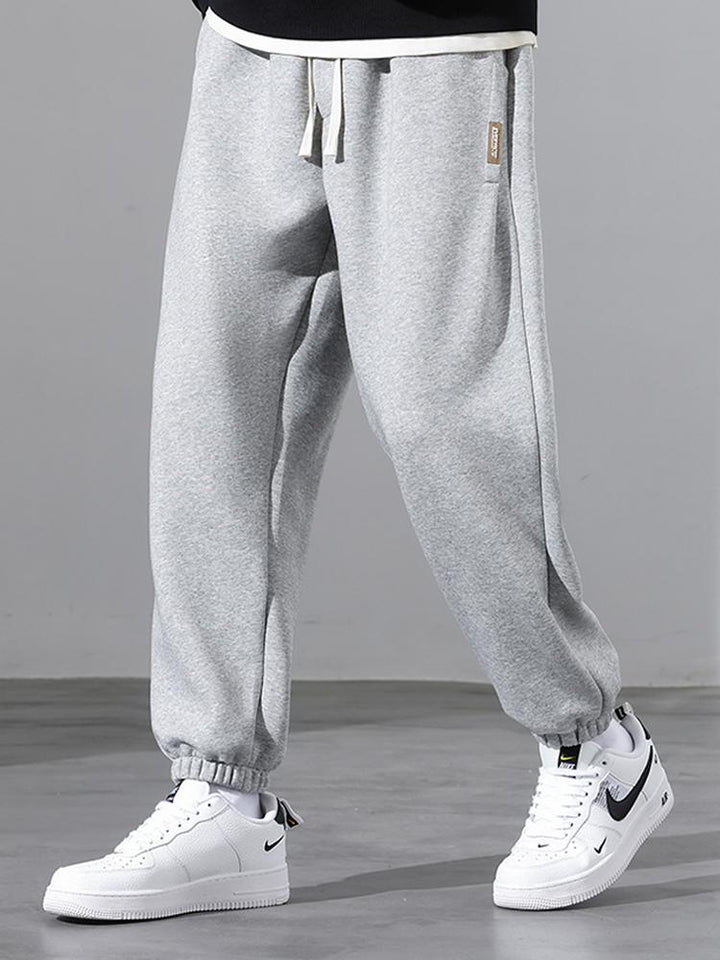 Antolín | Pantalón jogger de algodón con cordón