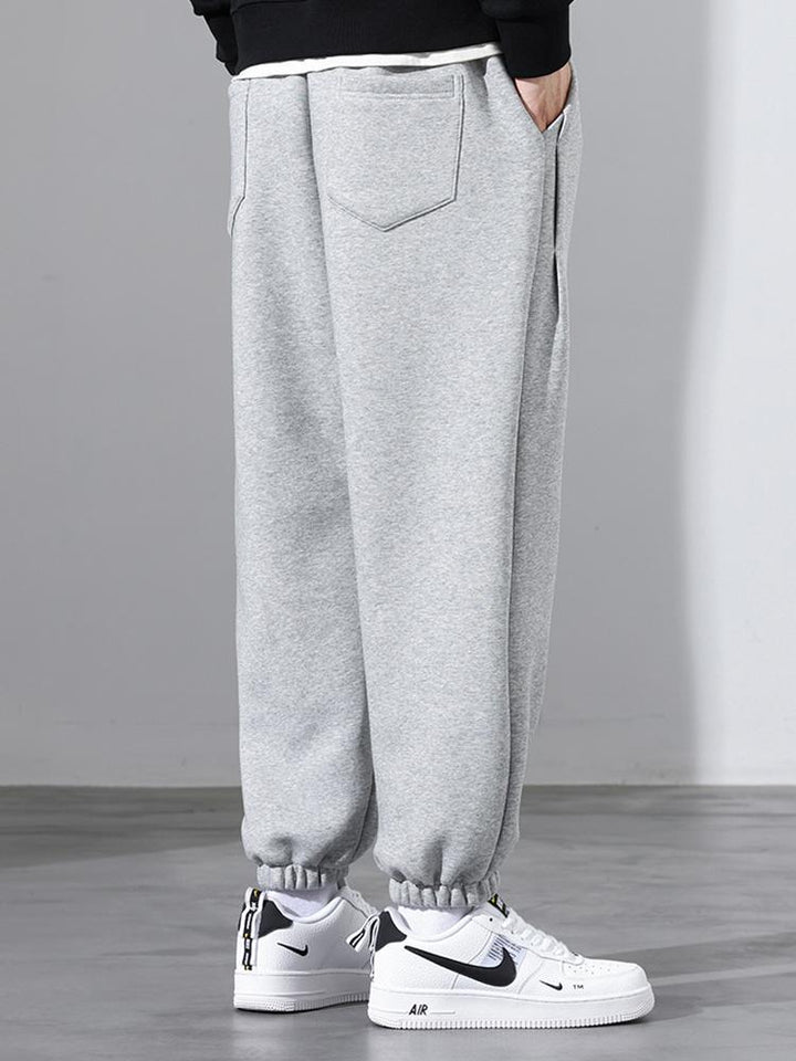 Antolín | Pantalón jogger de algodón con cordón